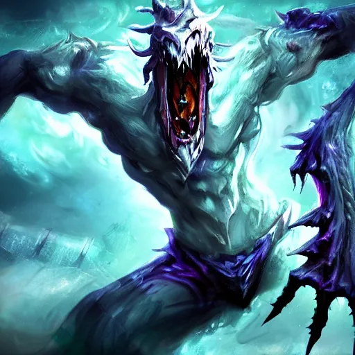 Image similar to splashart of a monster