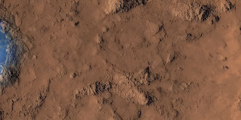 Image similar to Photo of terraformed Mars.