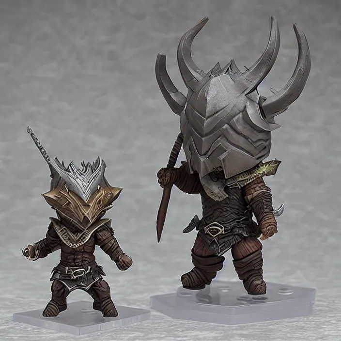 Image similar to The Dovahkiin from Skyrim, An anime Nendoroid of The Dovahkiin from Skyrim, figurine, detailed product photo