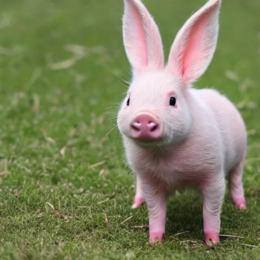 Image similar to half miniature piglet, half bunny