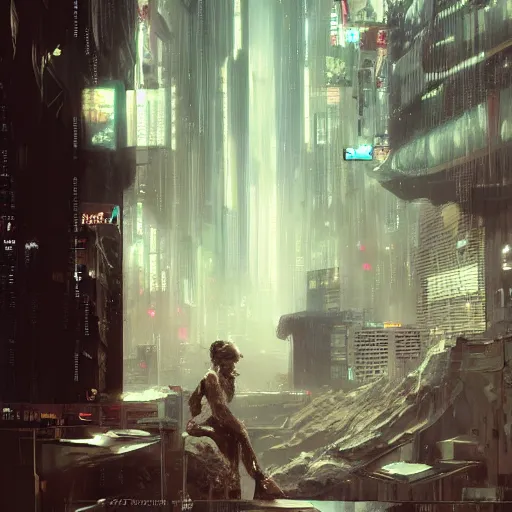 Image similar to a highly detailed epic cinematic concept art CG render digital painting artwork: Cyberpunk Silence of the Lambs. By Greg Rutkowski, Ilya Kuvshinov, WLOP, Stanley Artgerm Lau, Ruan Jia and Fenghua Zhong, trending on ArtStation, subtle muted cinematic colors, made in Maya, Blender and Photoshop, octane render, excellent composition, cinematic atmosphere, dynamic dramatic cinematic lighting, precise correct anatomy, aesthetic, very inspirational, arthouse