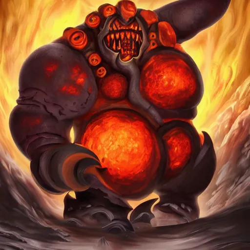 Image similar to molten giant