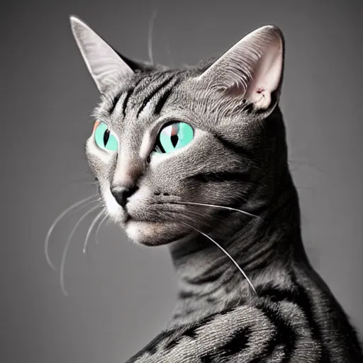 Prompt: A cyborg cat, realistic, sharp focus, 8k high definition, insanely detailed, intricate, elegant, art by Peter Kemp