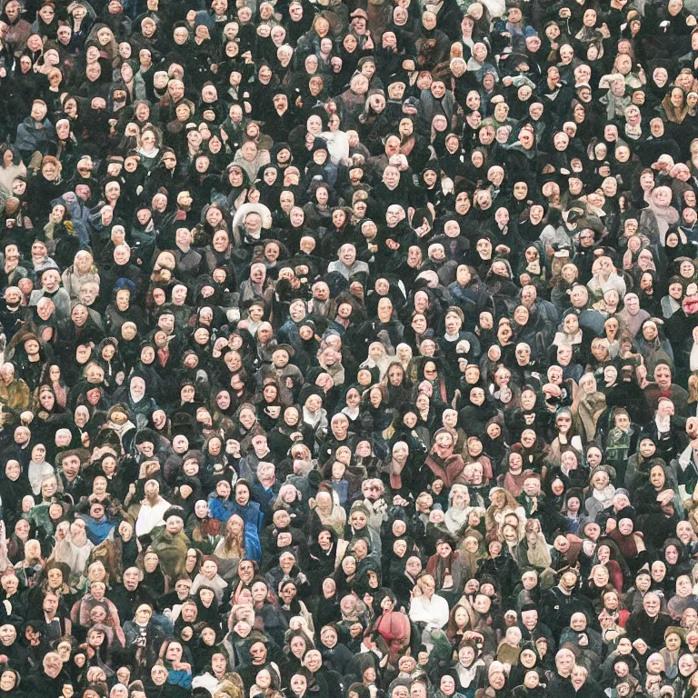 Image similar to the apparition of these faces in the crowd : petals on a wet, black bough.