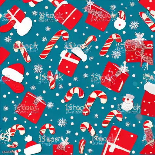 Image similar to christmas wrapping paper, vector art,