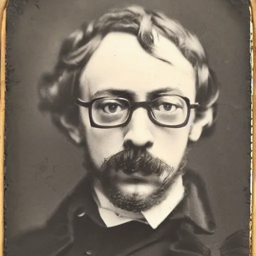 Image similar to daguerreotype portrait of sam hyde wearing a prussian officer uniform, very detailed, very intricate,