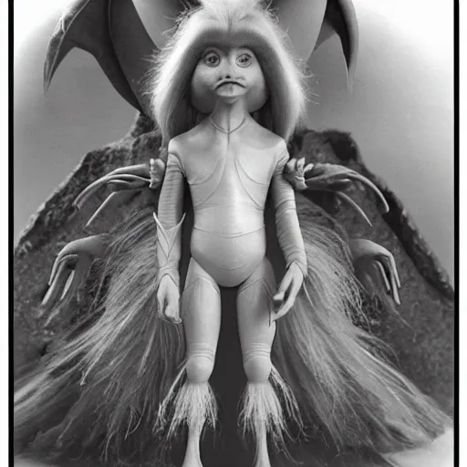 Image similar to gelfling from the dark crystal