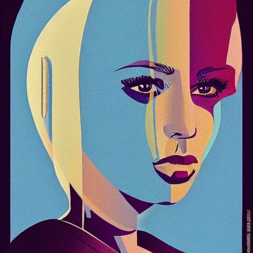 Image similar to “ kim kardashian retro minimalist portrait by jean giraud, moebius starwatcher comic, 8 k ”