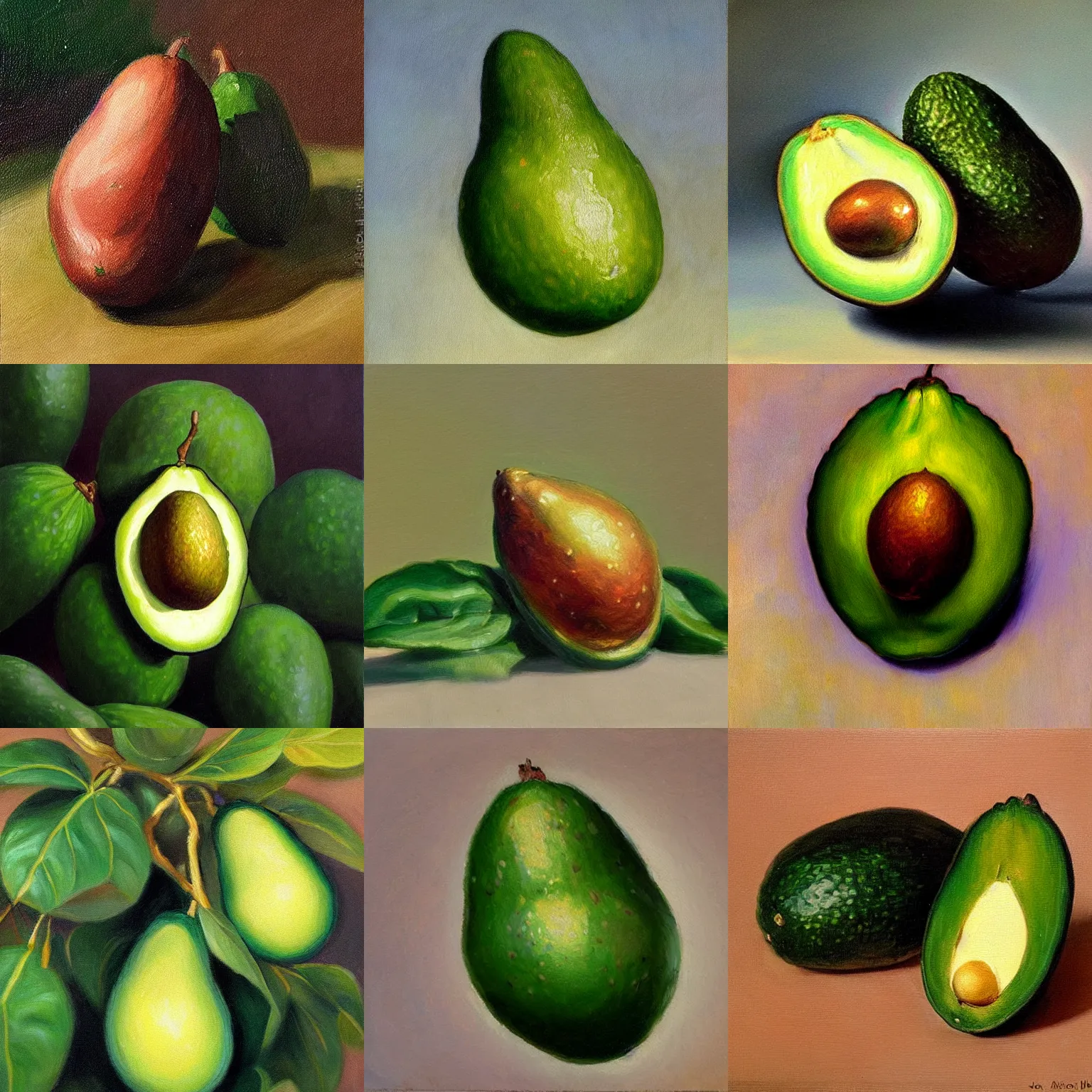 Prompt: portrait of nikocado avocado, hyperrealistic, in the style of john singer sargent, oil painting