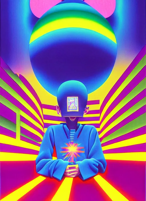 Prompt: yugioh by shusei nagaoka, kaws, david rudnick, airbrush on canvas, pastell colours, cell shaded, 8 k