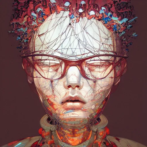 Prompt: prompt : monumental portrait soft light painted by james jean and katsuhiro otomo and erik jones, inspired by akira anime, smooth face feature, intricate oil painting, high detail illustration, sharp high detail, manga and anime 1 9 9 9