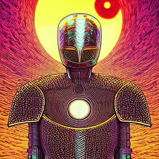 Image similar to techno - spirit utopian gallant knight, future perfect, award winning digital art by moebius