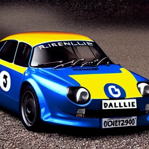 Image similar to “Renault Alpine A110 if it were made in 1984”