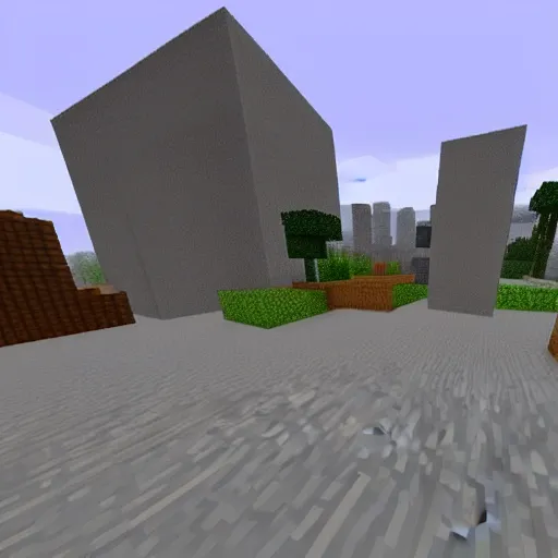 Image similar to vanishing in minecraft