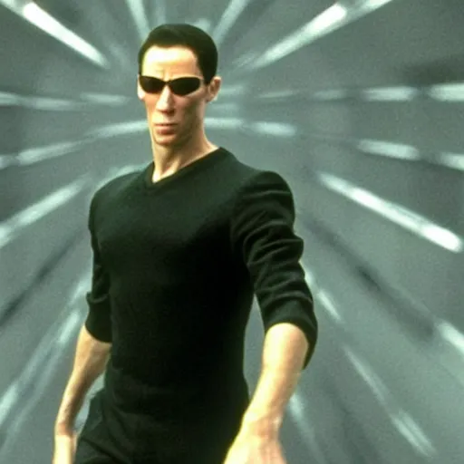 Prompt: ian malcom in matrix