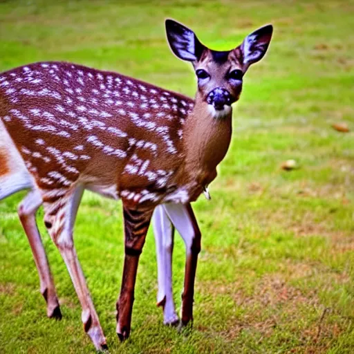 Prompt: a deer - cat - hybrid, animal photography