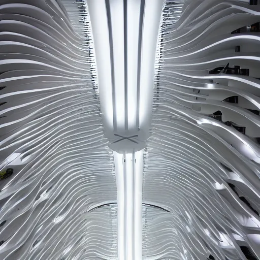 Prompt: an apartment built out of electricity and water, studio lighting, very detailed, high quality photo, designed by zaha hadid, sculped by Norman foster