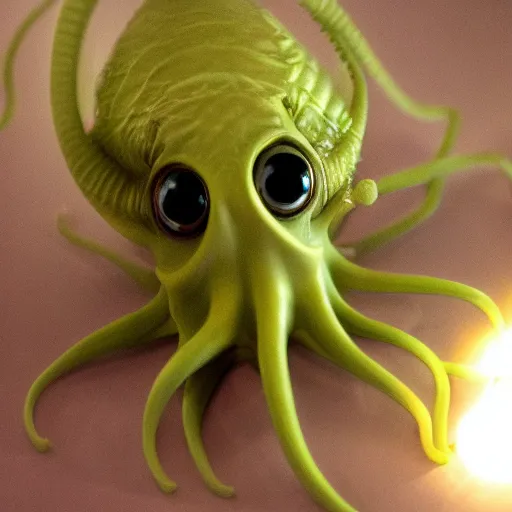 Image similar to the cutest tentacled alien, photograph