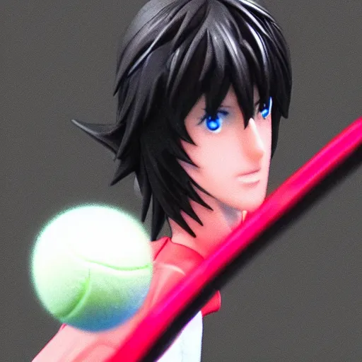 Image similar to yagami light play tennis, highly detailed