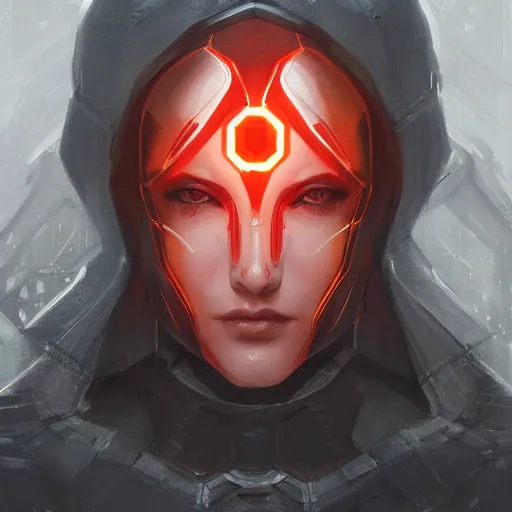 Image similar to a symmetrical portrait by greg rutkowski, inspired by cibo from tsutomu nihei, digital art, unreal engine 5, trending on artstation, deviantart, pinterest, rule of thirds, 4 k uhd image