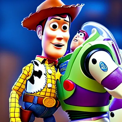 Image similar to toy story, in the style of brokeback mountain