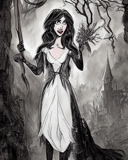 Image similar to A beautiful gothic Jane from Tarzan, Disney Pixar