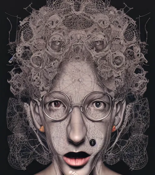 Image similar to portrait, ghostly narratives by kenneth blom, mental alchemy, james jean, pablo amaringo, naudline pierre, contemporary art, hyper detailed