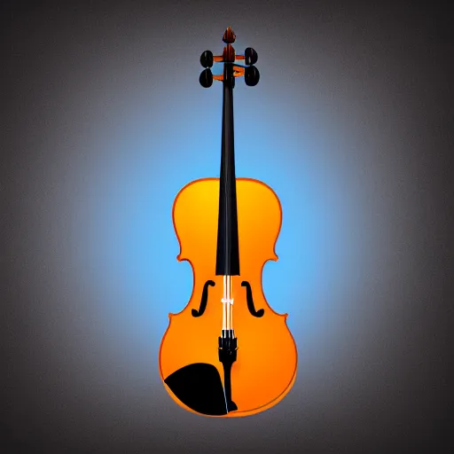 Prompt: a cello on a transparent background, vector art by ram chandra shukla, shutterstock, arabesque, photoillustration, rendered in maya, flat shading