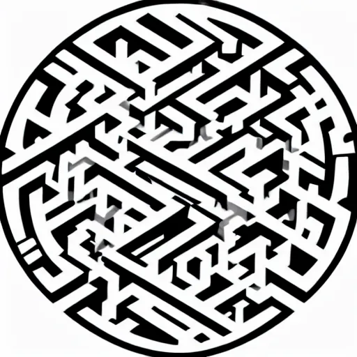 Prompt: An impossible maze in the style of M C Escher