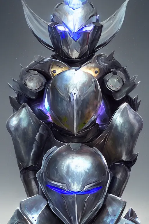 Image similar to helmet armor guardian destiny in witch queen illumination ray tracing hdr fanart arstation by sung choi robot ninja mask and eric pfeiffer and gabriel garza and casper konefal