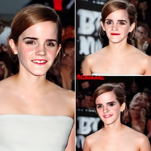 Image similar to Emma Watson smiling 8k