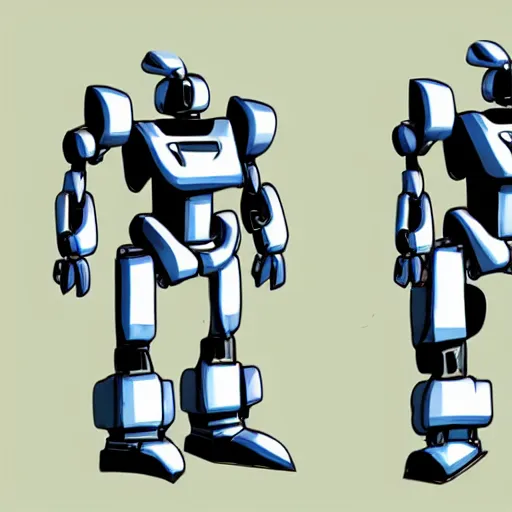 Prompt: custom robo concept art