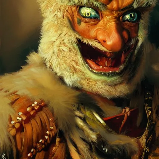 Image similar to closeup portrait of an asian scary man dressed as a chicken, highly detailed painting by gaston bussiere, craig mullins, j. c. leyendecker 8 k