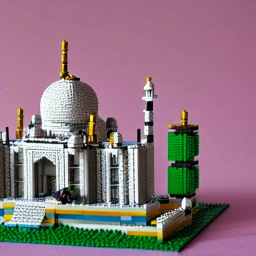 Image similar to Lego Taj Mahal