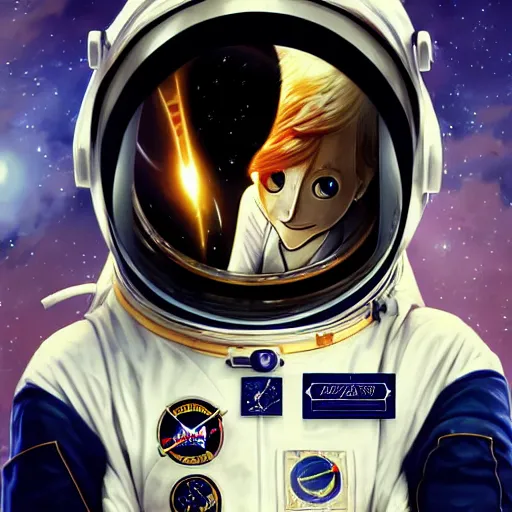 Prompt: sanji in a astronaut suit and sanji, black tuxedo, intricate, sanji, highly detailed, digital painting, artstation, concept art, smooth, sharp focus, illustration, sanji, unreal engine 5, 8 k, art by artgerm and greg rutkowski and alphonse mucha