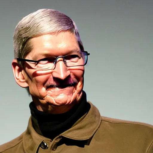 Prompt: tim cook as josef stalin