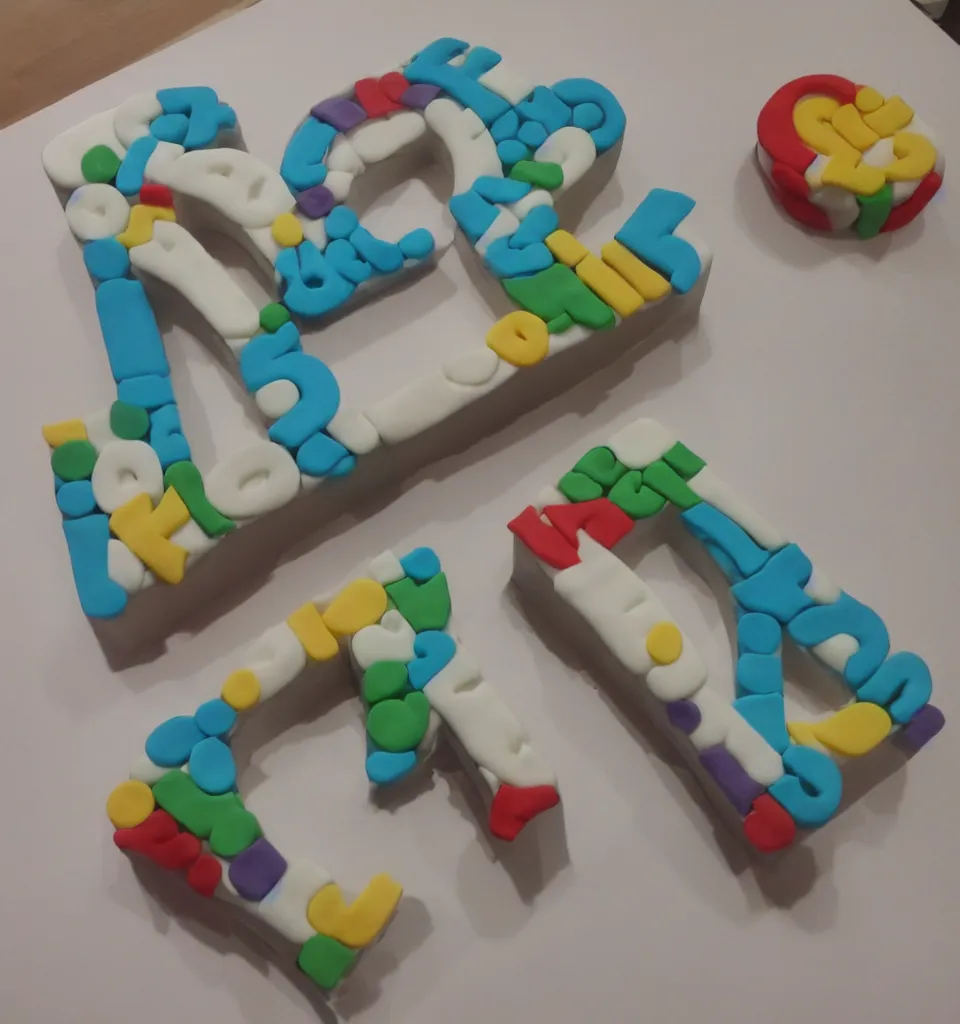 Image similar to ultra realistic Letter M cake, 8K resolution, well designed,