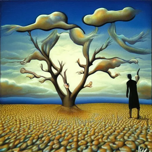 Image similar to bliss, surrealism