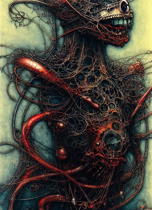 Image similar to spirit of Mickey mouse, highly detailed, art by Ayami Kojima, Beksinski, Giger