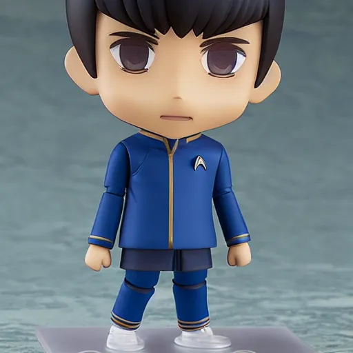 Image similar to spock from the tv series star trek as an anime nendoroid of, detailed product photo