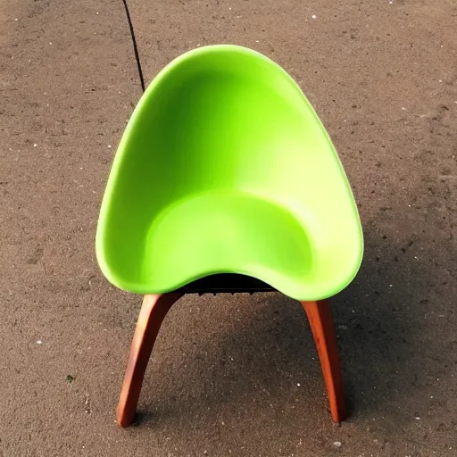 Prompt: Avocado chair