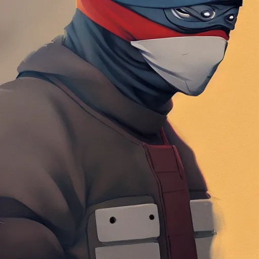 Prompt: a well designed portrait of Kakashi , detailed, realistic, sketch style, Artstation,Greg Rutkowski, 8K resolution.