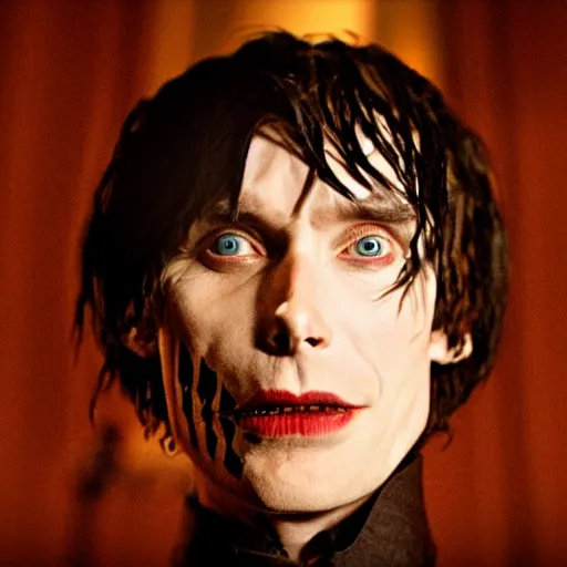 Image similar to Cillian Murphy as Jack the Pumpkin King