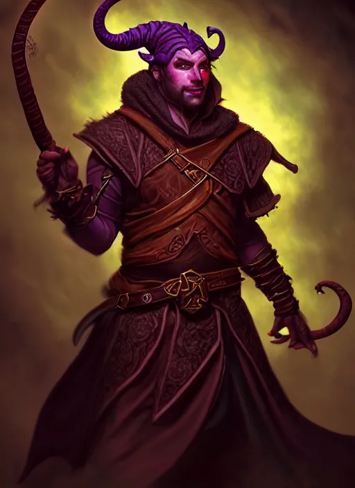 Prompt: tiefling bard, full body, hyper realistic, extremely detailed, dnd character art portrait, dark fantasy art, intricate fantasy painting, dramatic lighting, vivid colors, deviantart, artstation, by wayne reynolds.