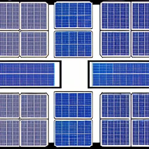 Image similar to pixel art isometric drawing, space station, solar panels, white background, detailed