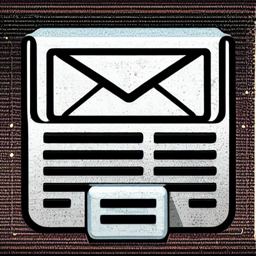 Prompt: email cyberpunk, icon, detailed