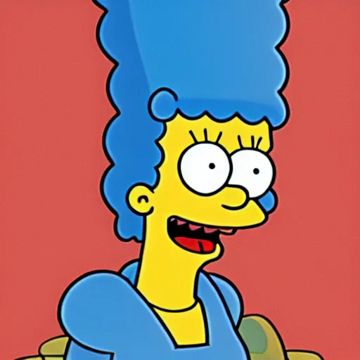Prompt: marge simpson receiving the news that bart died in the iraq war