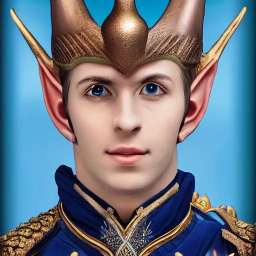 Prompt: portrait 4k photo royal high elf