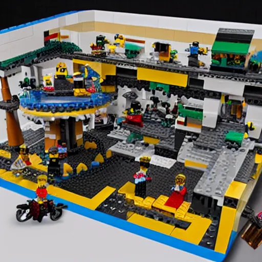 Image similar to tony hawk's pro skater lego set