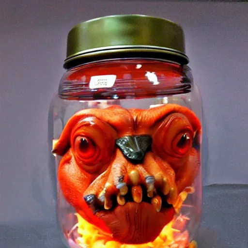 Prompt: Jar-jar in a jar